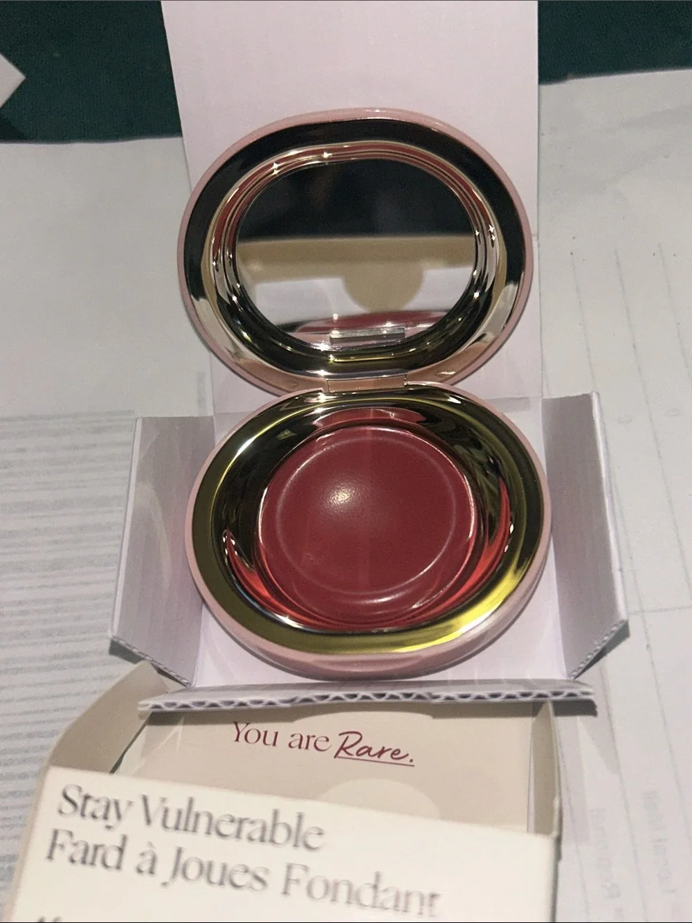 Rare Beauty Nearly Mauve Cream Blush